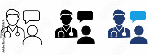 Foto Medical Advice Stroke icon collections.