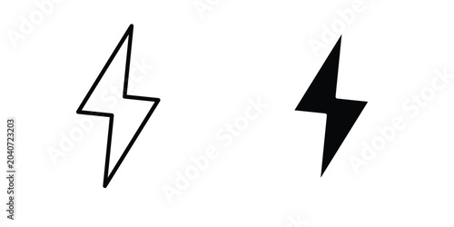 Canvastavla Energy icon outline icons collection. Flat icons