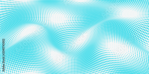 Schilderij op canvas Blue and white water ripples light surface overlay background