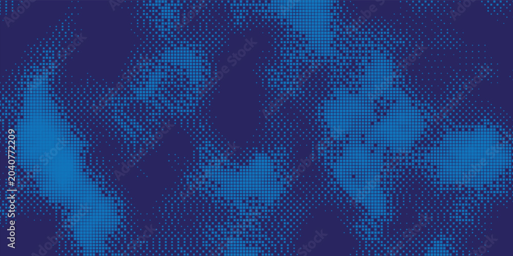 Fototapeta premium Modern Pixelated Blue Texture for Technology Branding digital artwork