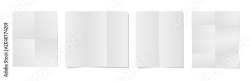 Blank Vector mock up featuring clean white pages, realistic 3D rendering with soft shadows ideal for showcasing custom cover artwork and branding materials.