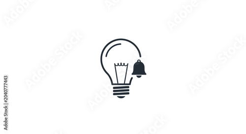 Innovation Light Bulb Idea Concept.