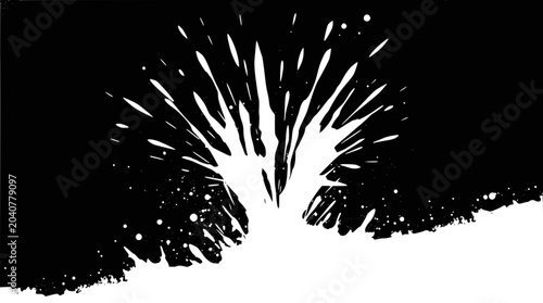 Quadro em tela Pure black background with no visible content or elements, uniformly dark without patterns, text, or objects