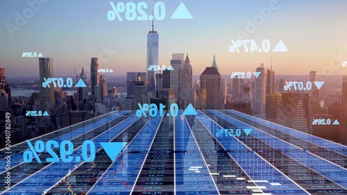 Finance business stock market chart data information background