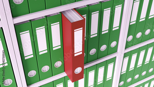 Obraz na plátně Document archive, records management