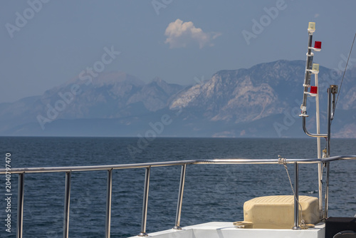 Картината върху платно View of the Turkish coast