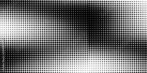 Tableau sur toile Halftone dotted abstract background