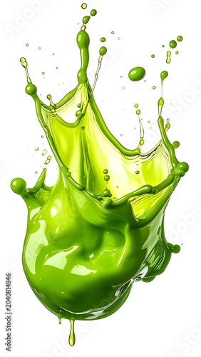 Elegant green glass perfume bottle with stopper.