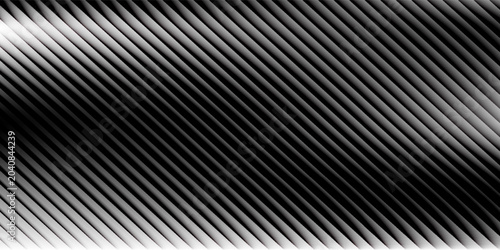 Foto A striking monochrome abstract image with vertical lines forming a dynamic pattern in black and white, offering a bold visual impact and artistic flair