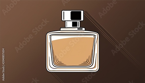 perfume bottle without label