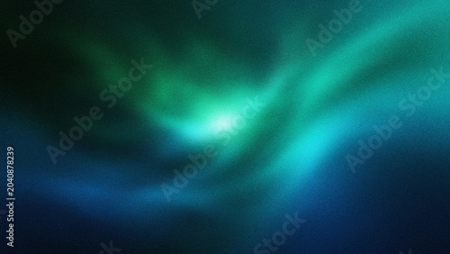 Photos Vibrant green and blue aurora borealis light display in the night sky