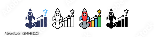 Foto Startup Success multiple icon