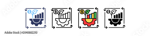Photos Business Scaling multiple icon