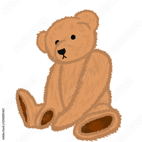 Tableau sur toile brown teddy bear