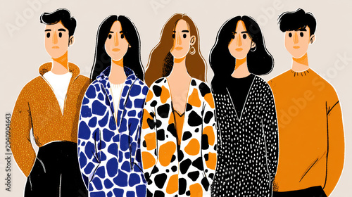 Good luck, Wishing someone good luck with a flat style illustration for a big day event.