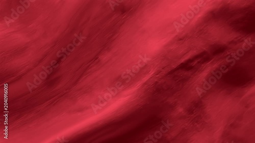 Abstract Deep Red Flowing Fabric Texture Background