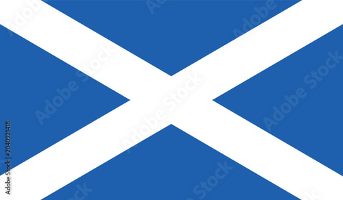 Bild auf Leinwand National Flag of Scotland