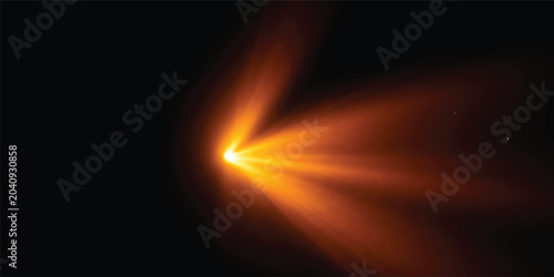 Foto Fire explosion background with flames and glowing orange energy in dark space il