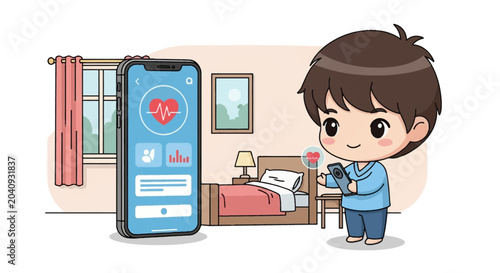 boy with mobile phone