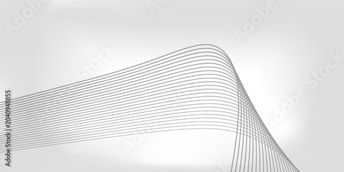 Abstract Modern Line, On White Background With Sample Text Area