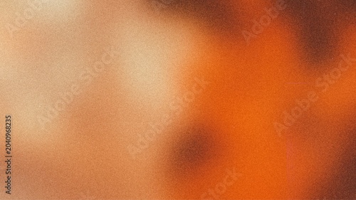 Grainy gradient background transitioning from soft beige to vibrant orange and dark brown, offering a retro textured effect.