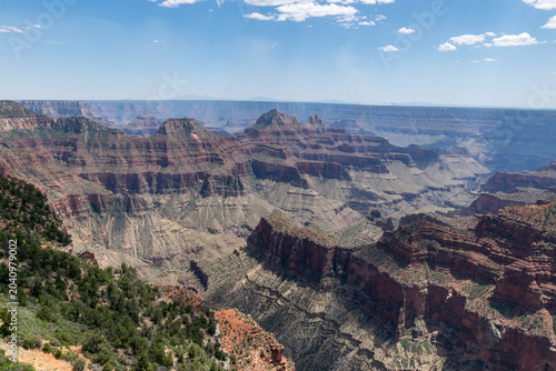 Canvas Print Bright Angel Point, North Rim Visitor Center, Grand Canyon National Park, Nevada