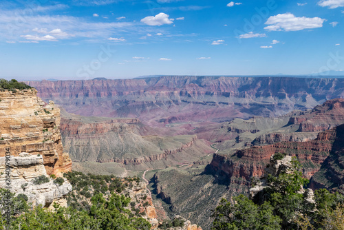Tableau sur toile Bright Angel Point, North Rim Visitor Center, Grand Canyon National Park, Nevada