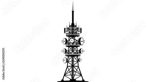 Cellular Tower Communication Structure.