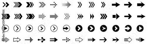 Foto Arrow icon set