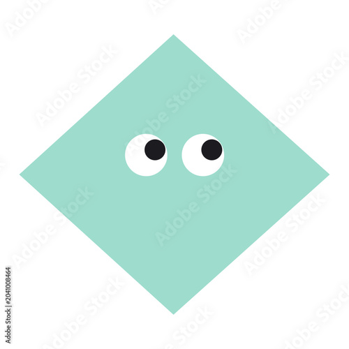 Geometric Cute Face