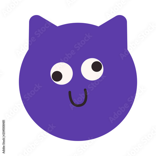 Geometric Cute Face