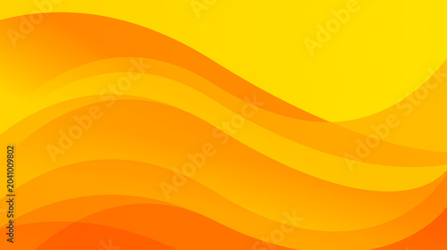 abstract waves orange background	