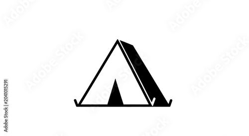 Black Triangle Icon Design Element.