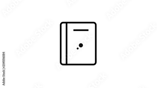 Canvas Print Simple safe box with lock.