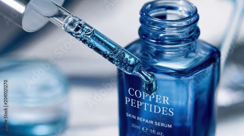 Copper peptide serum anti aging
