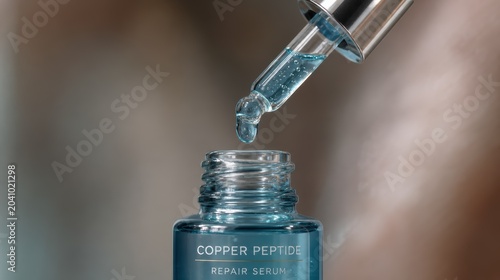Copper peptide serum anti aging