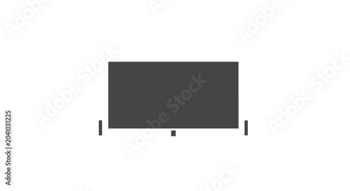 Tableau sur toile Large flat screen television display.