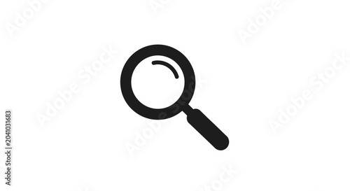Foto Magnifying glass icon symbol tool.