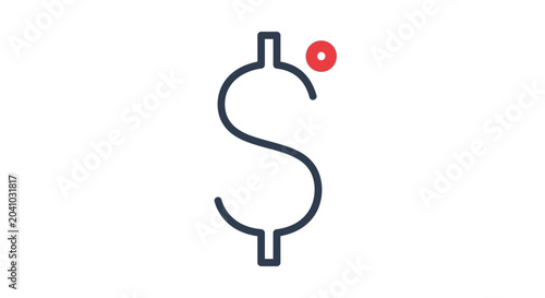 Cuadro en lienzo Dollar Sign Currency Symbol Finance.