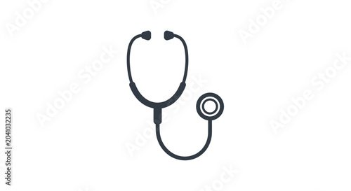 Bild auf Leinwand Stethoscope for medical examination purposes.