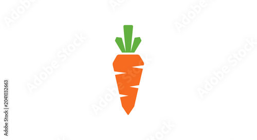 Fresh orange carrot vegetable food.