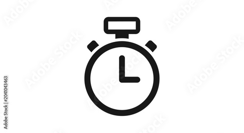 Konstfotografi Stopwatch timer clock icon symbol.