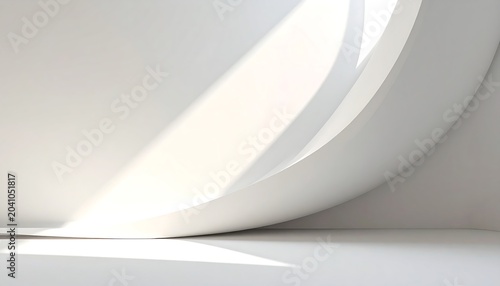 Simple Pure Wallpaper Displaying Elegant Curved Shapes
