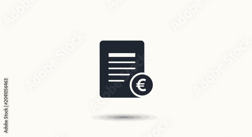 Euro Currency Symbol on Document.