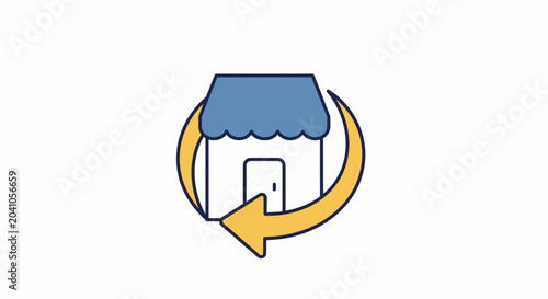 фотографія House Moving Relocation Change Concept.