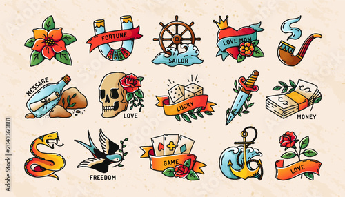 Photos Old school tattoo