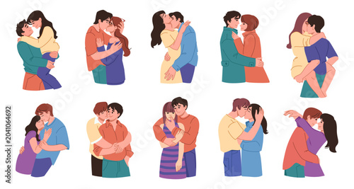 Tableau sur toile Love hugs