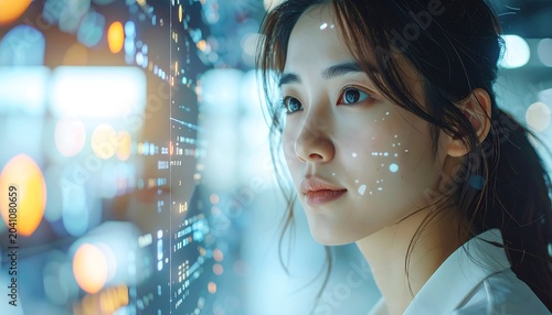 Cinematic Photography Of Lady Focused In Quiet Atmosphere