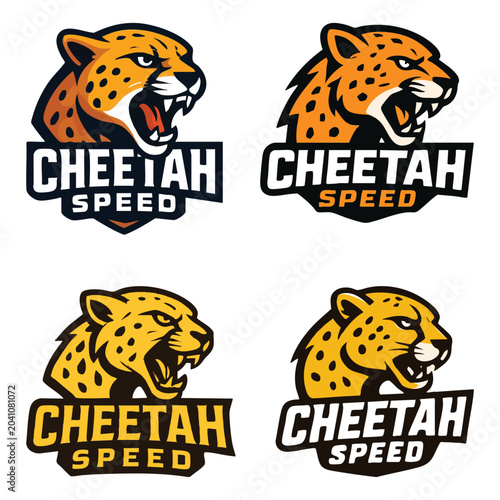 Cheetah speed logos
