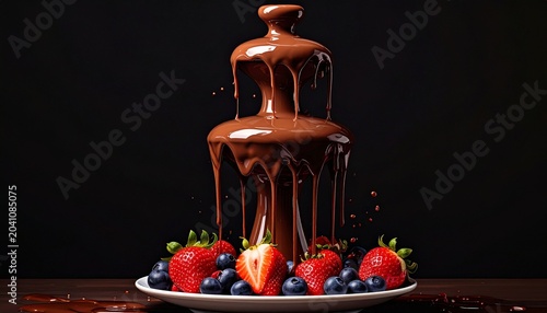 Candlelit birthday cake with lit candles on dark background.
